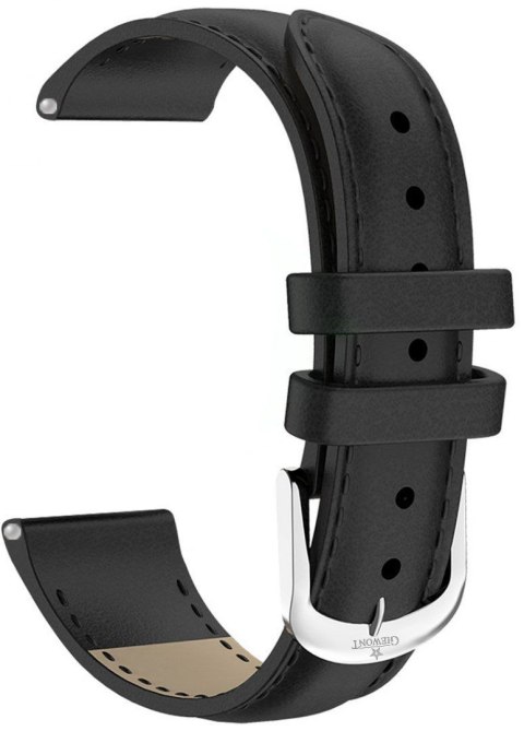 Pasek Damski do Smartwatch GIEWONT GW300 GWP18B - Leather Black