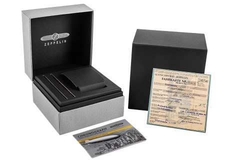 Zegarek Męski ZEPPELIN 100 Yahre Chronograph 8670-3 + BOX