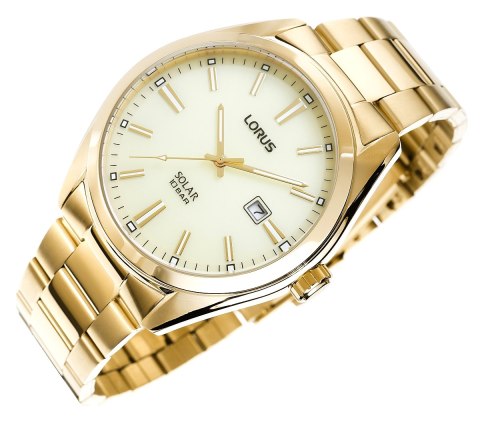 Zegarek Męski LORUS Solar Gold RX338AX9 + BOX