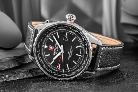 Zegarek Męski SWISS MILITARY HANOWA Afterburn GMT SMWGB0003201 + BOX