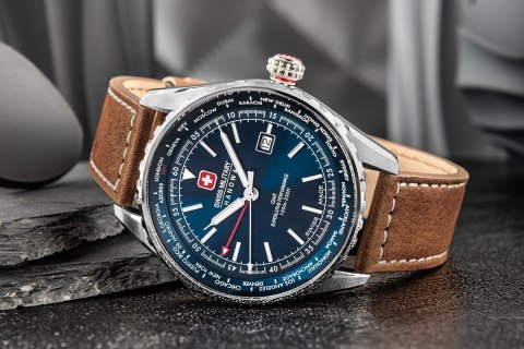 Zegarek Męski SWISS MILITARY HANOWA Afterburn GMT SMWGB0003202 + BOX