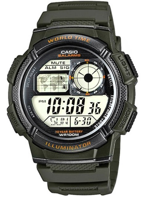 Zegarek Męski CASIO AE-1000W-3AVDF + BOX