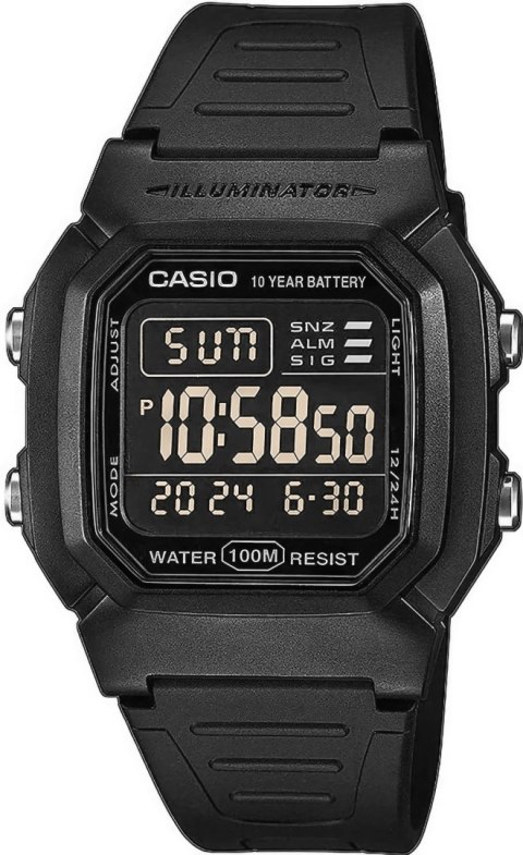 Zegarek Męski CASIO W-800H-1BVES + BOX