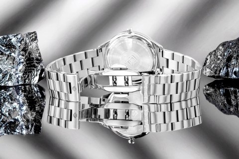 Zegarek Damski Giewont Sapphire Srebrny GW1140-B1