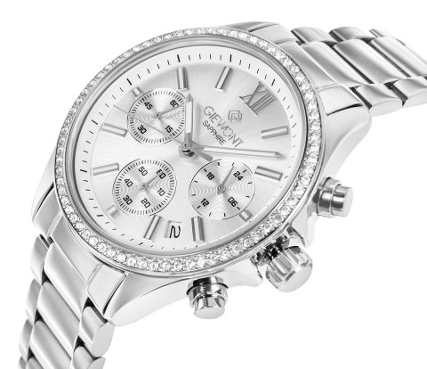 Zegarek Damski Giewont Sapphire Srebrny GW3670-B1