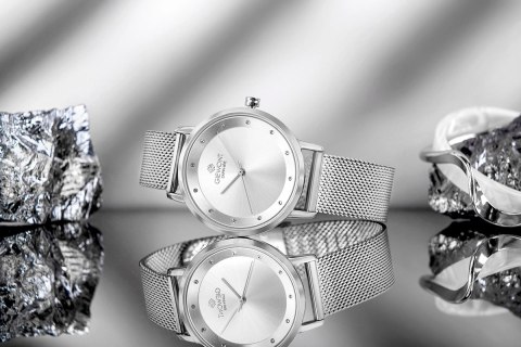 Zegarek Damski Giewont Sapphire Srebrny GW4130-B1