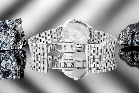 Zegarek Damski Giewont Sapphire Srebrny GW7370-B1