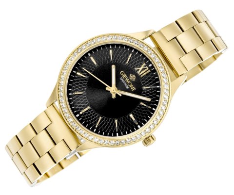 Zegarek Damski Giewont Sapphire Złoto Czarny GW1140-B4