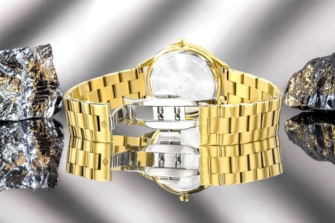 Zegarek Damski Giewont Sapphire Złoto Czarny GW1140-B4