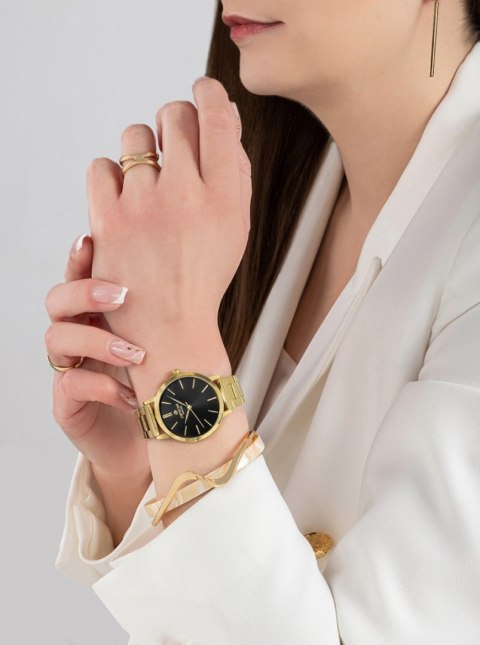 Zegarek Damski Giewont Sapphire Złoto Czarny GW2360-B3