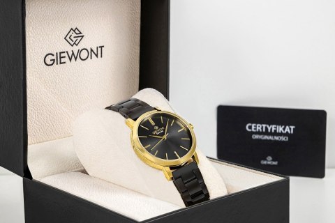 Zegarek Damski Giewont Sapphire Złoto Czarny GW2360-B4
