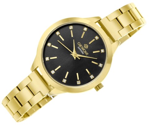 Zegarek Damski Giewont Sapphire Złoto Czarny GW2720-B3