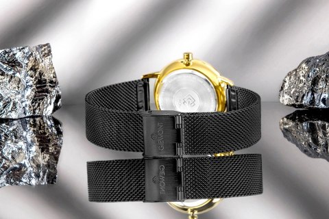 Zegarek Damski Giewont Sapphire Złoto Czarny GW4130-B4