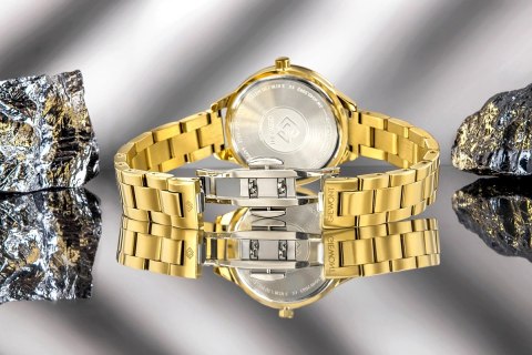 Zegarek Damski Giewont Sapphire Złoto Srebrny GW2720-B2