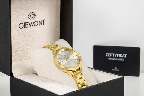 Zegarek Damski Giewont Sapphire Złoto Srebrny GW2720-B2
