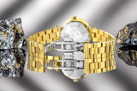 Zegarek Damski Giewont Sapphire Złoty GW9890-B2