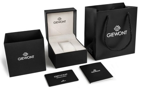 Zegarek Męski Giewont Chronograph Sapphire Czarny GW7650-A4