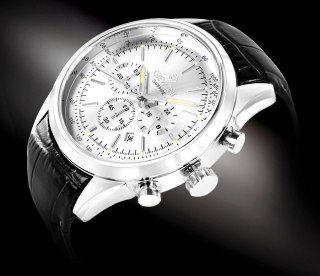 Zegarek Męski Giewont Chronograph Sapphire Srebrny GW7650-A1
