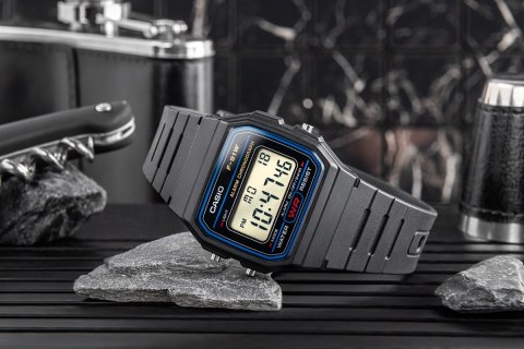 Zegarek Męski CASIO F-91W-1YEG + BOX
