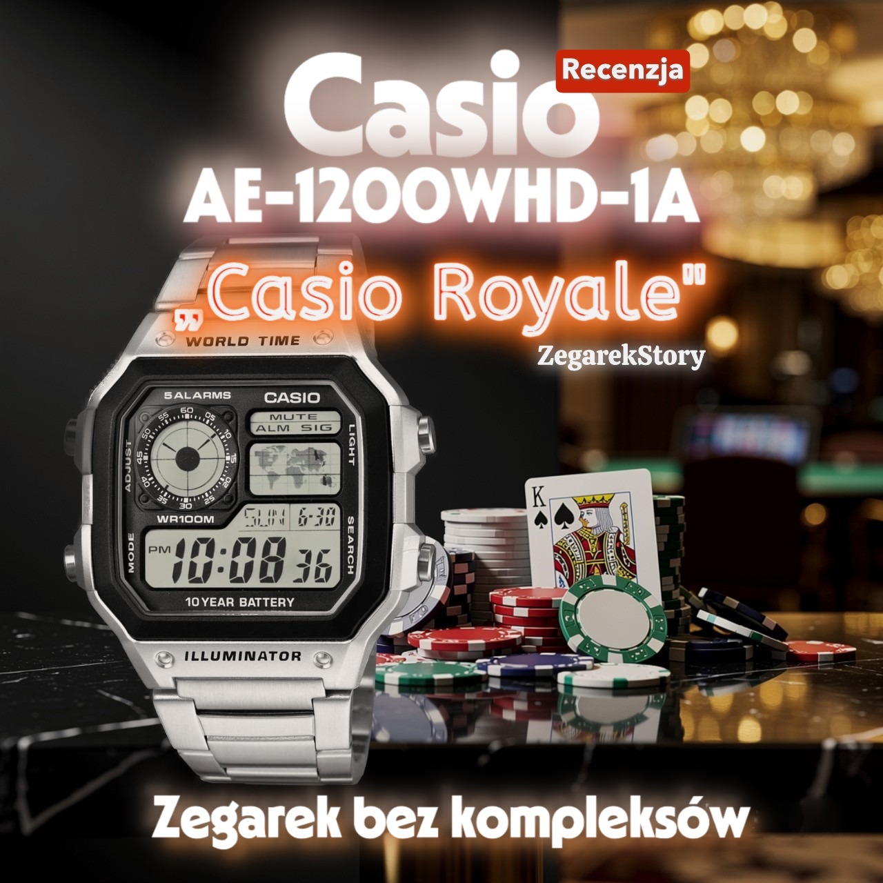 Casio AE-1200WHD-1A „Casio Royale