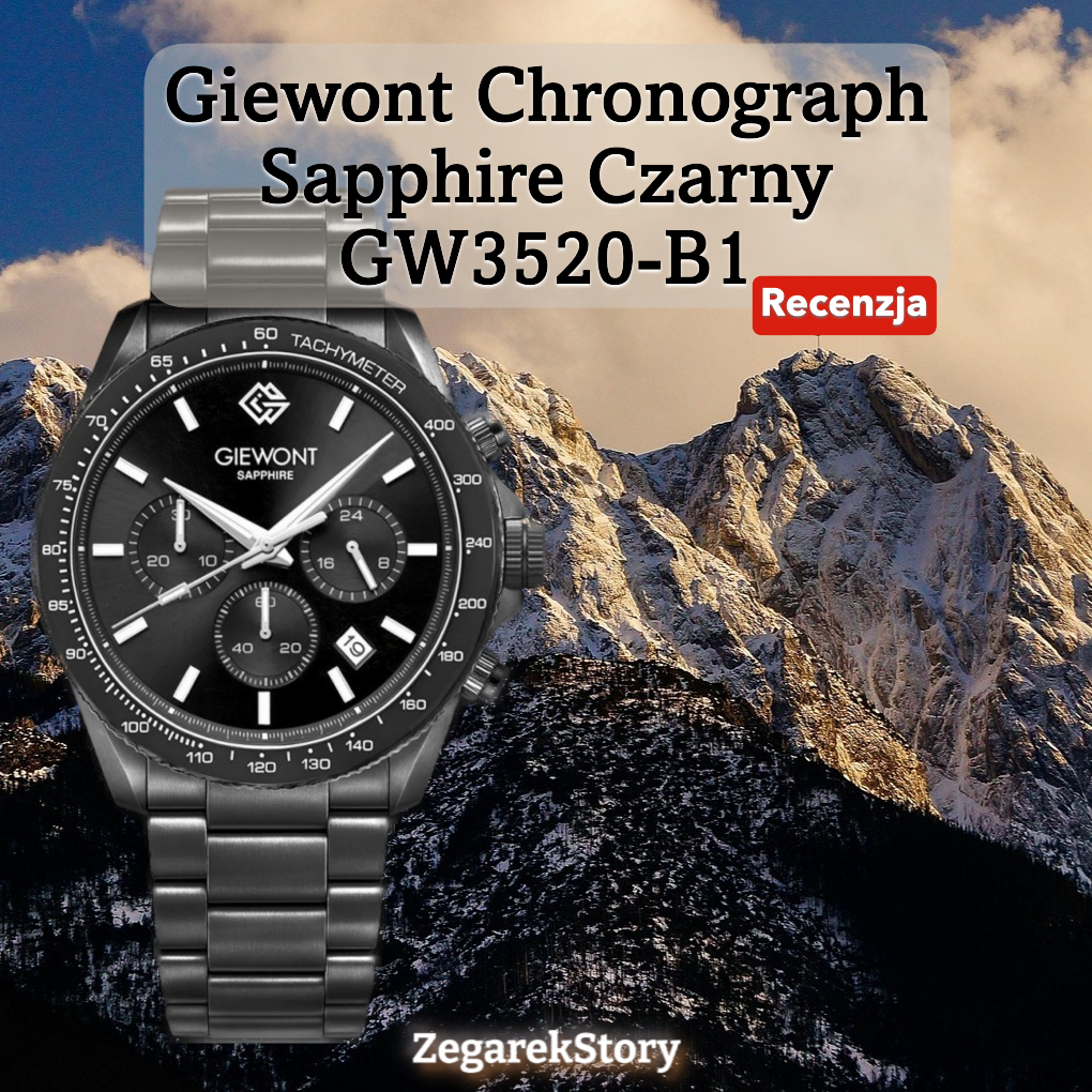 Giewont Chronograph Sapphire GW3520-B1 – solidny zegarek na co dzień?